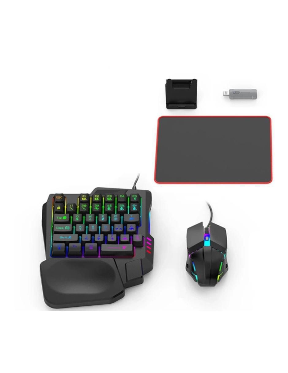 Kit teclado gamer Qwert Inglés Kit teclado gamer Qwert Inglés