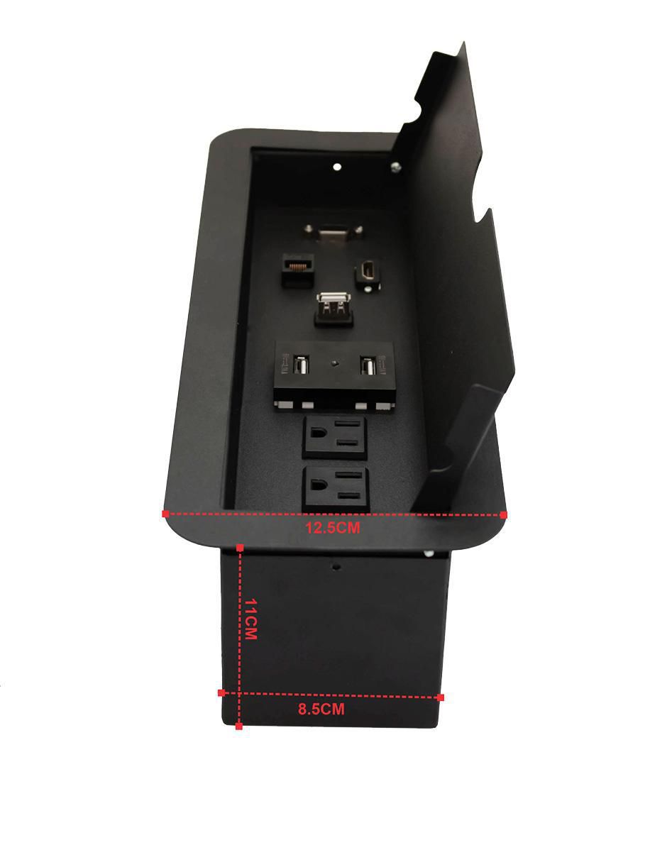 Multicontacto de 3 salidas y 2 puertos Usb 7