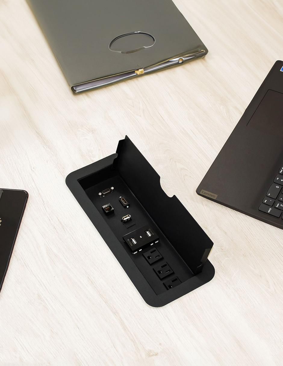 Multicontacto de 3 salidas y 2 puertos Usb 5