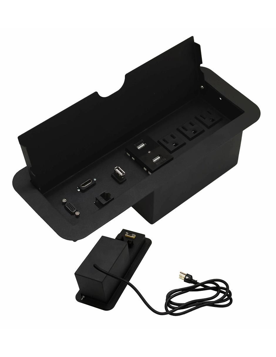 Multicontacto de 3 salidas y 2 puertos Usb 6