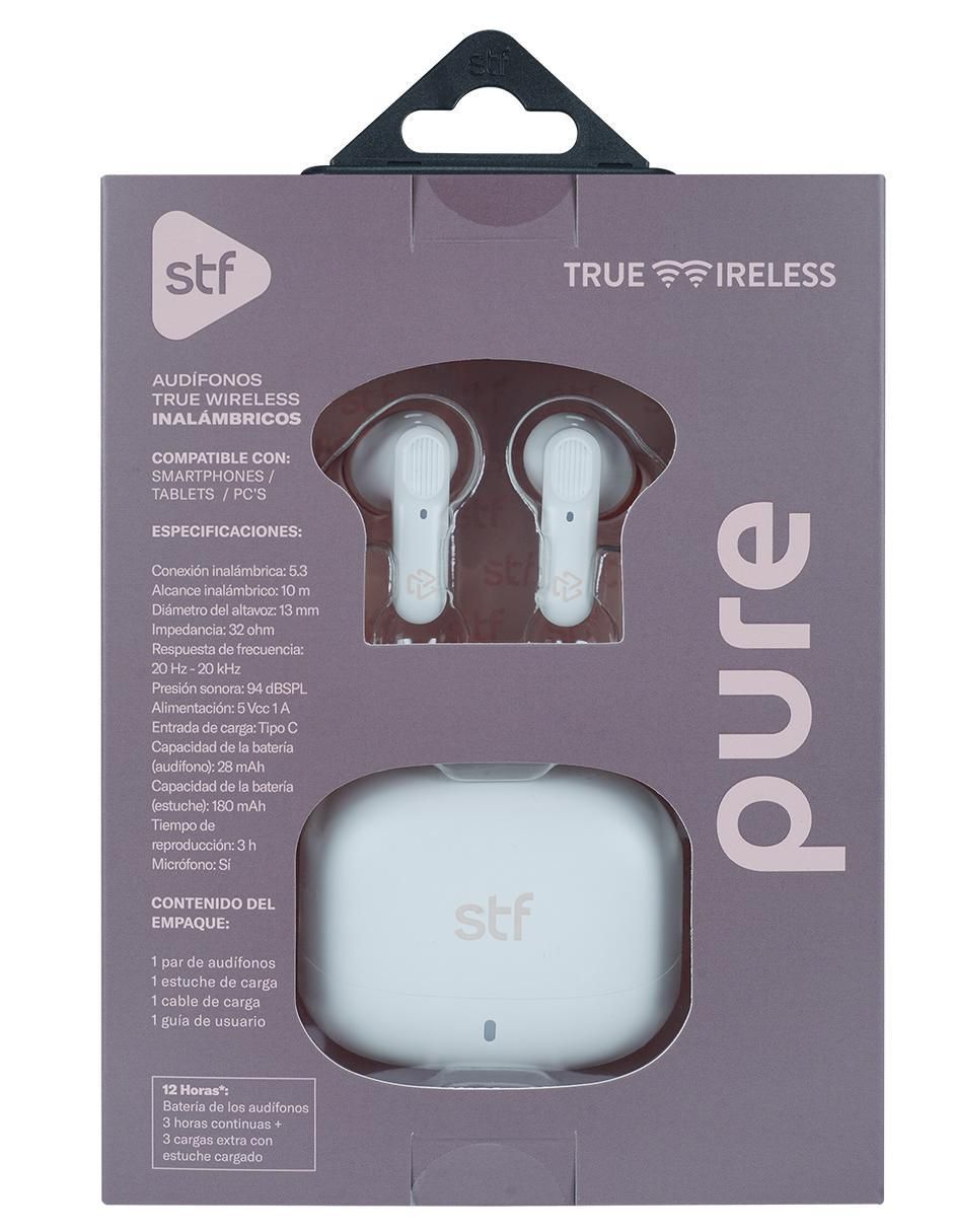 Audífonos True Wireless Stf Pure inalámbricos 7