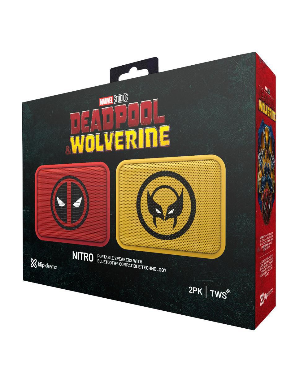 Set de bocina portátil Deadpool y Wolverine inalámbricos 5