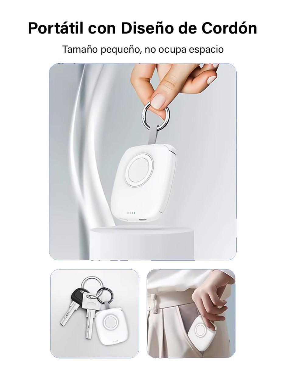 Cargador inalámbrico Lightning + USB tipo C 3