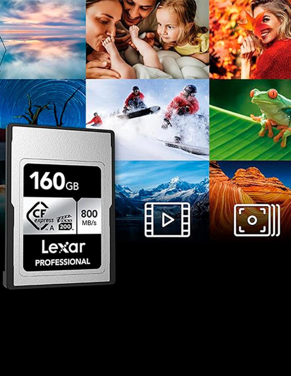 Memoria Cfexpress capacidad 160 GB 2