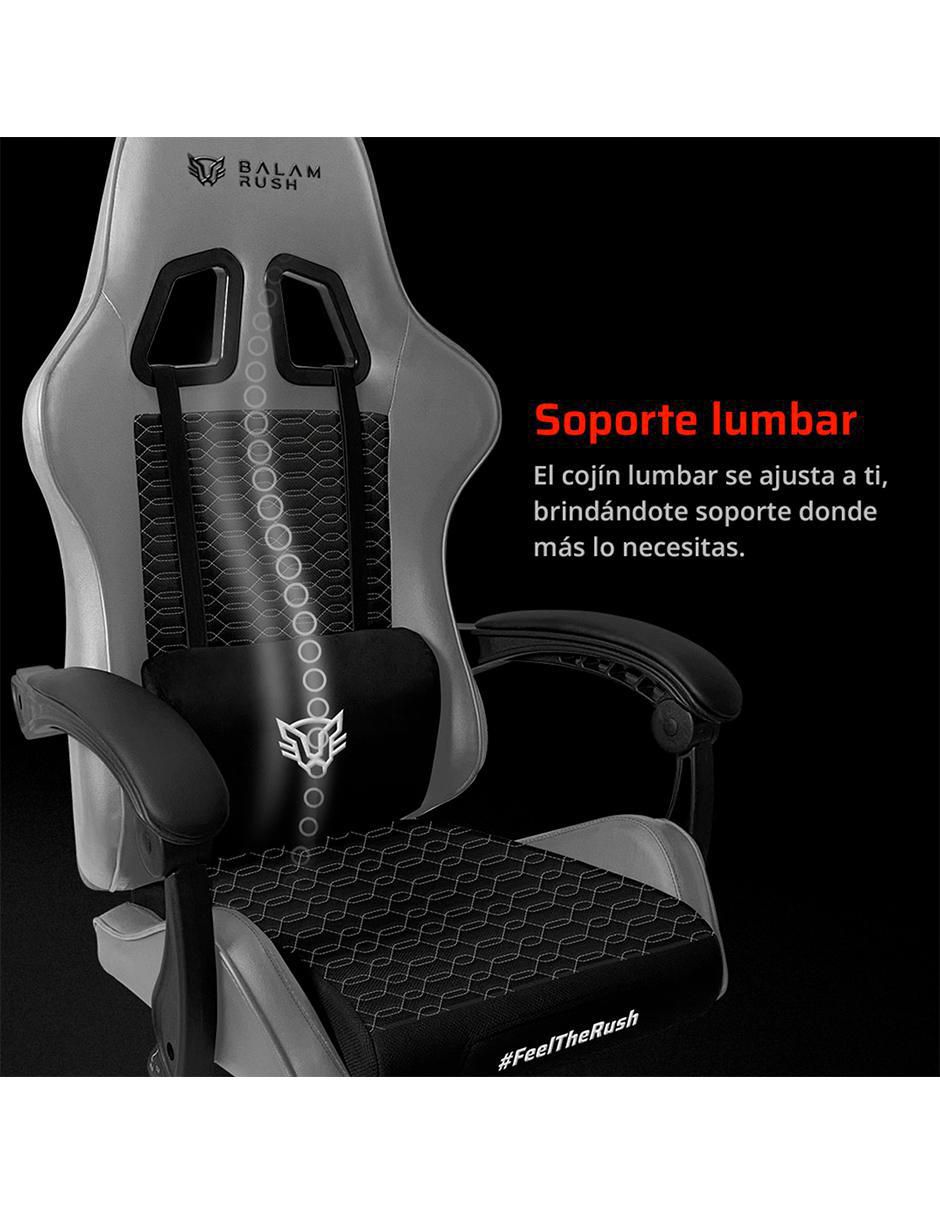 Silla gamer power rush v2 balam rush "de" cuero sintético
