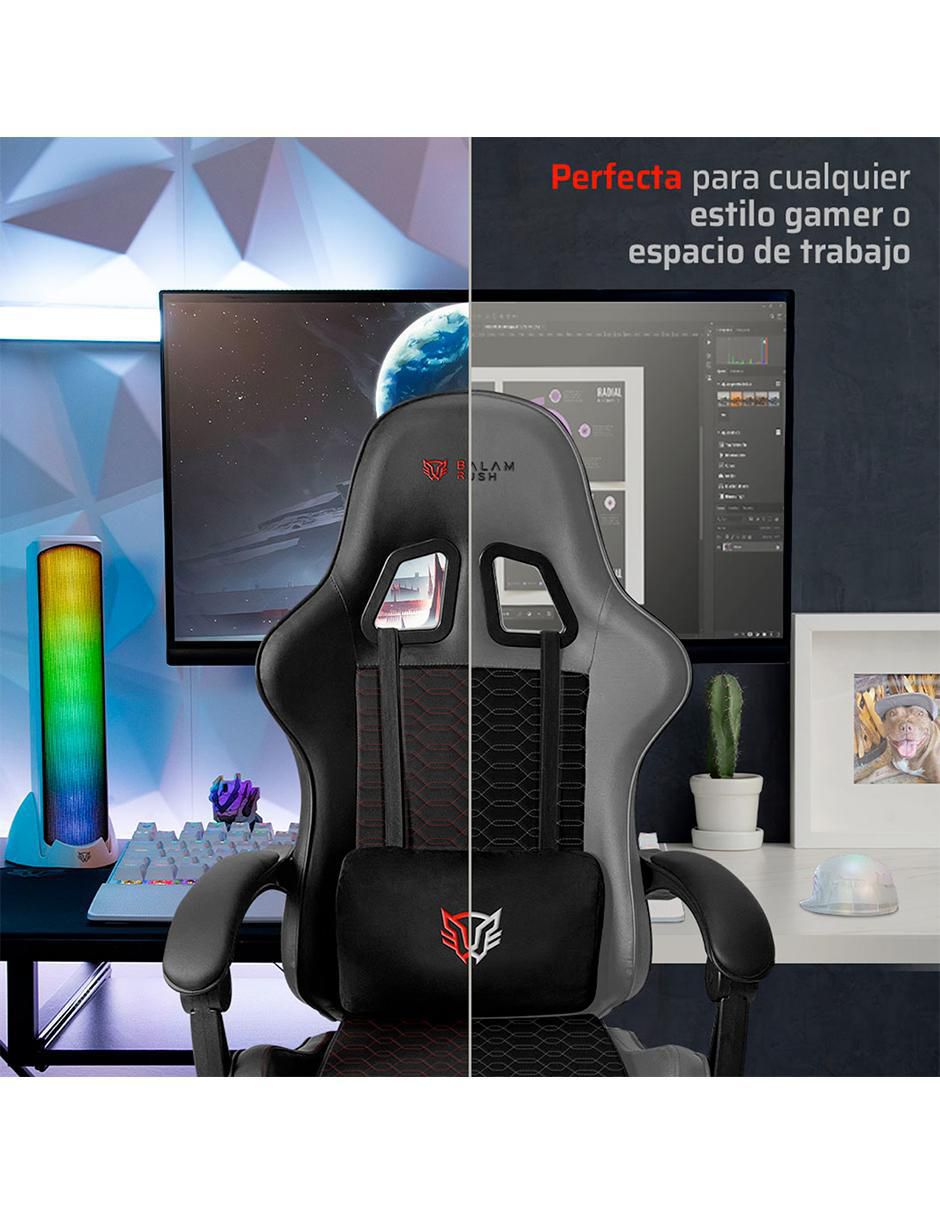 Silla gamer power rush v2 balam rush "de" cuero sintético