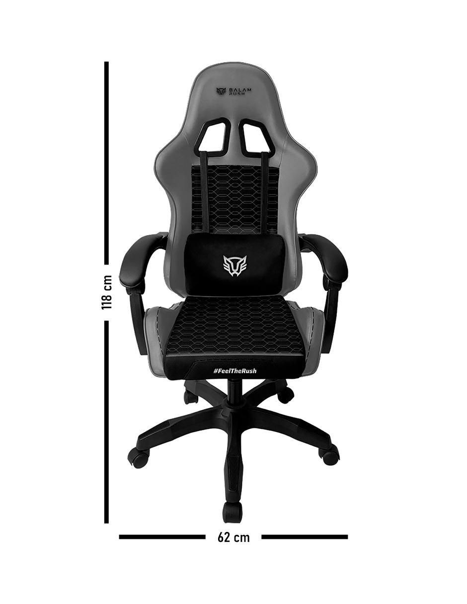 Silla gamer power rush v2 balam rush "de" cuero sintético
