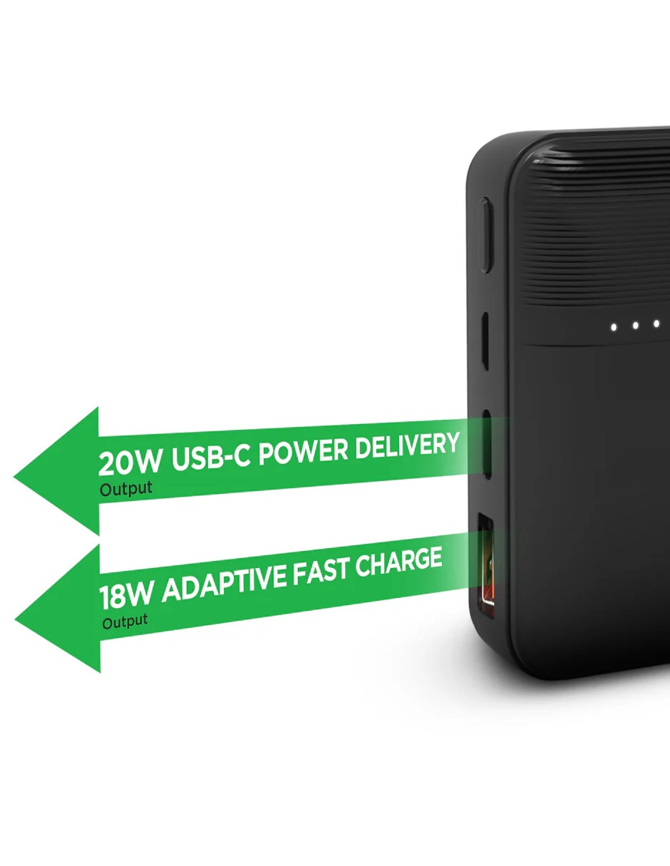 Batería portátil 20000 mAh 3