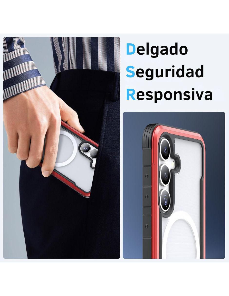 Funda para Samsung Silver Croc de aluminio 5