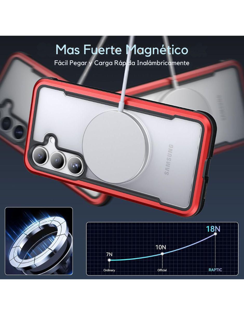 Funda para Samsung Silver Croc de aluminio 6
