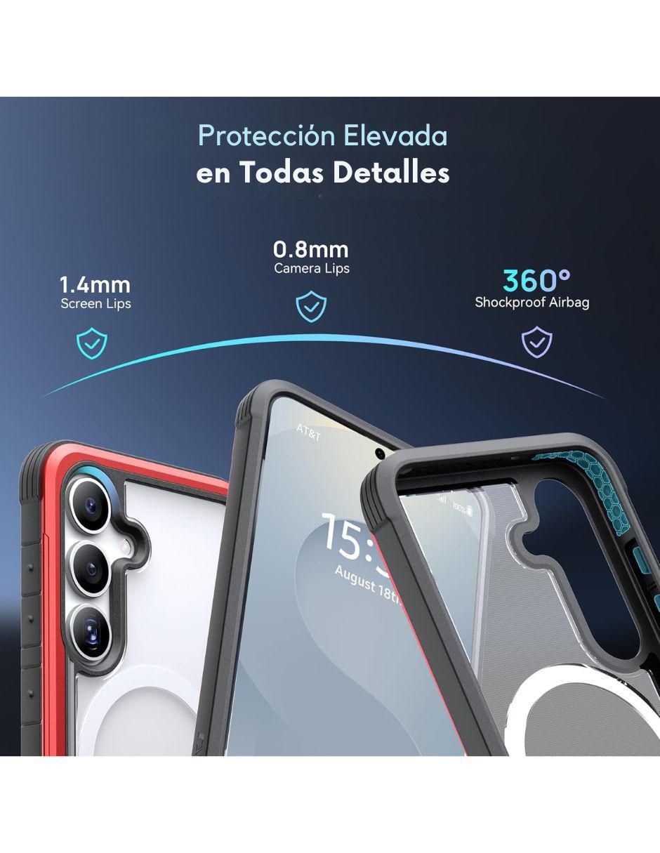 Funda para Samsung Silver Croc de aluminio 7