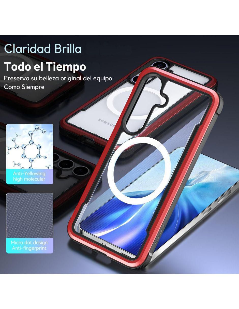 Funda para Samsung Silver Croc de aluminio 8