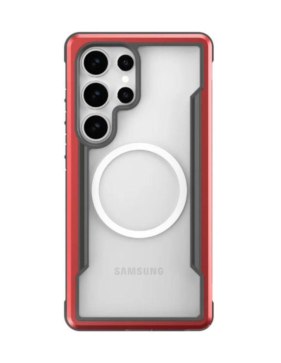 Funda para Samsung Silver Croc de aluminio