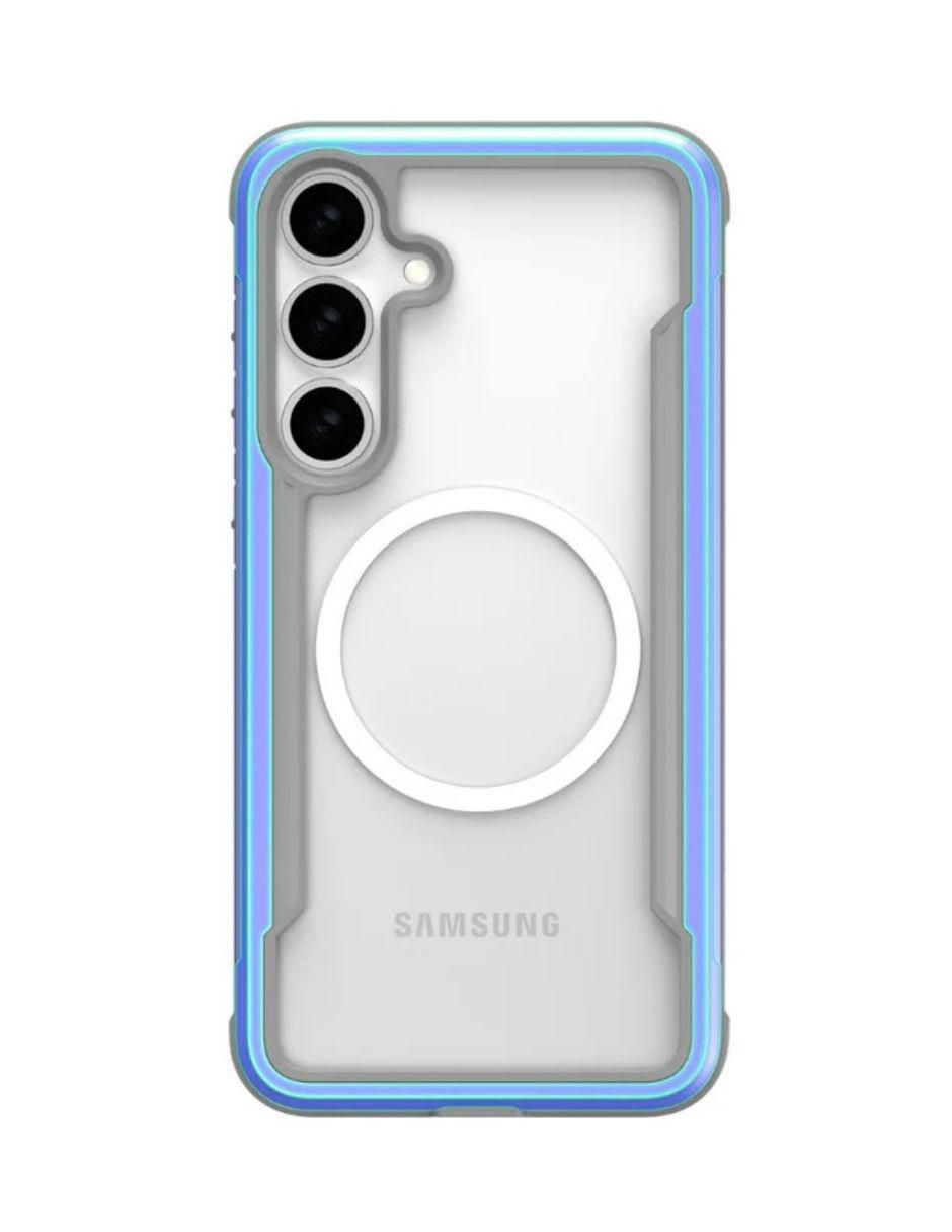 Funda para Samsung Silver Croc de aluminio