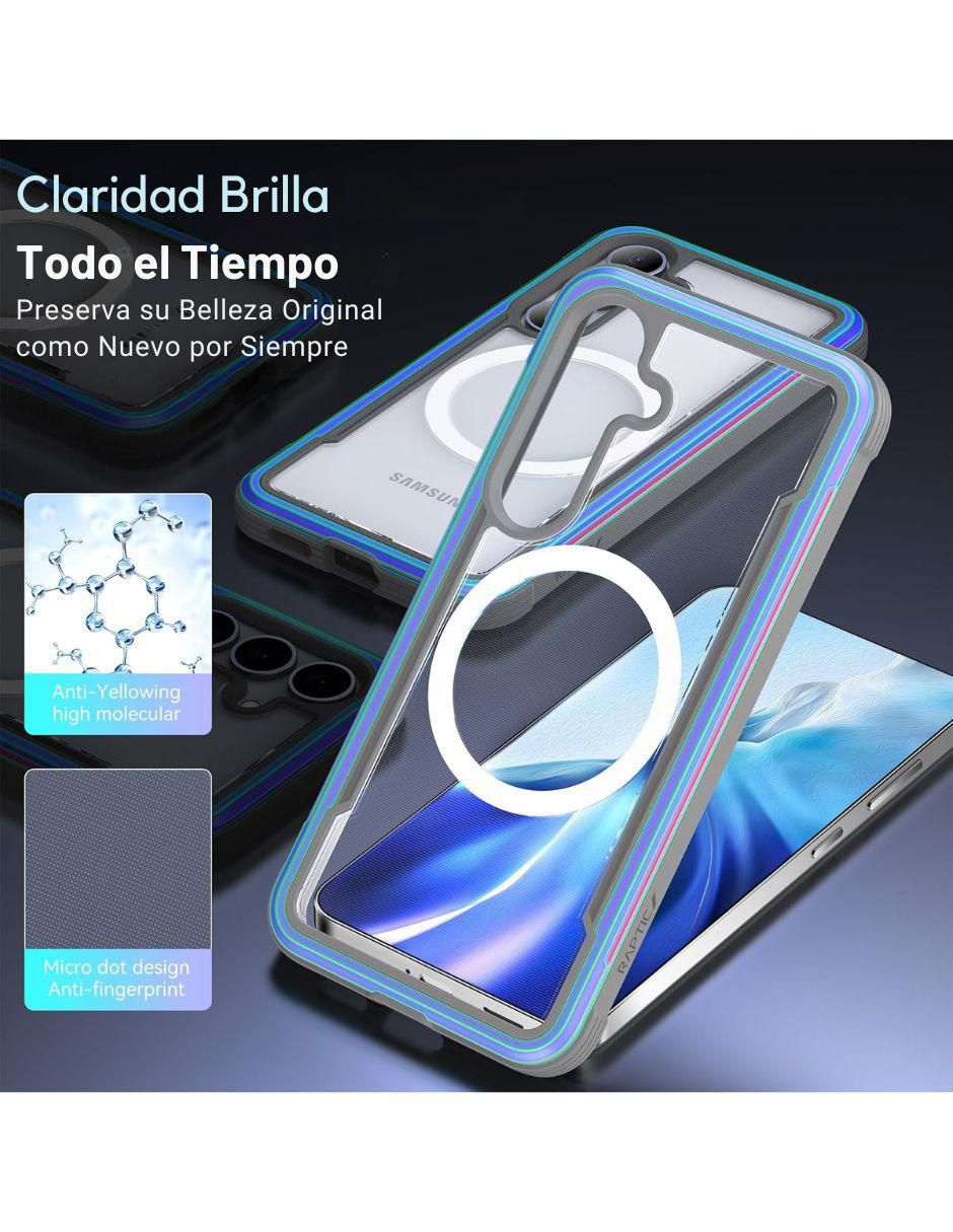 Funda para Samsung Silver Croc de aluminio 8
