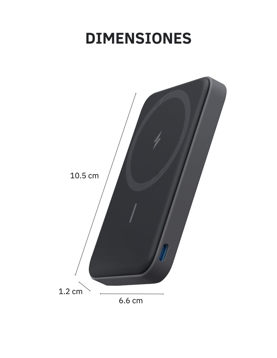 BATERÍAS ANKER 5000 MAH MAGENET, NEGRO