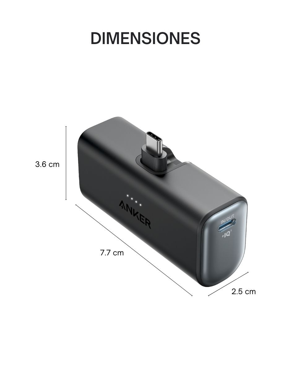 Batería portátil 5000 mAh Nano 9
