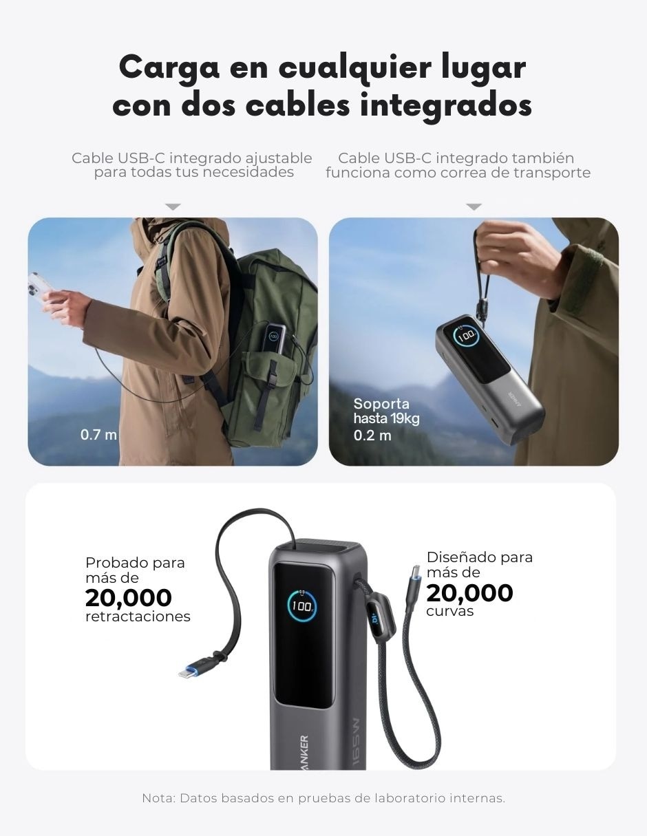 Batería portátil 25000 mAh  Zolo 6