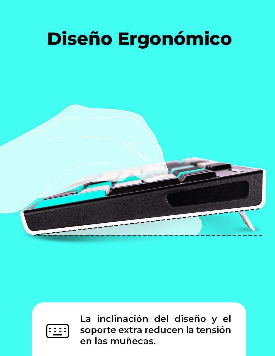 Teclado conexión inalámbrica TZACCBI15 6