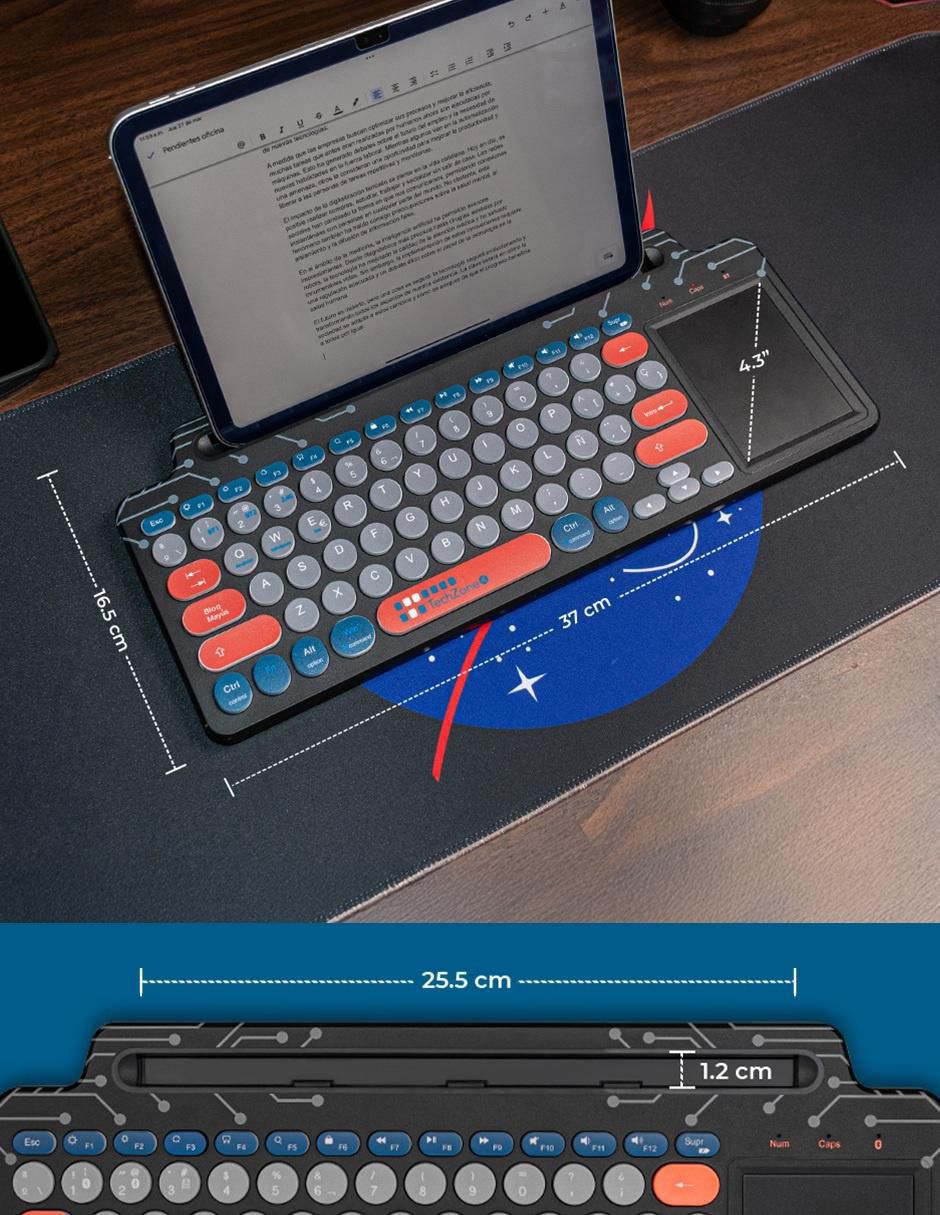 Teclado conexión inalámbrica TZACTCI10 8