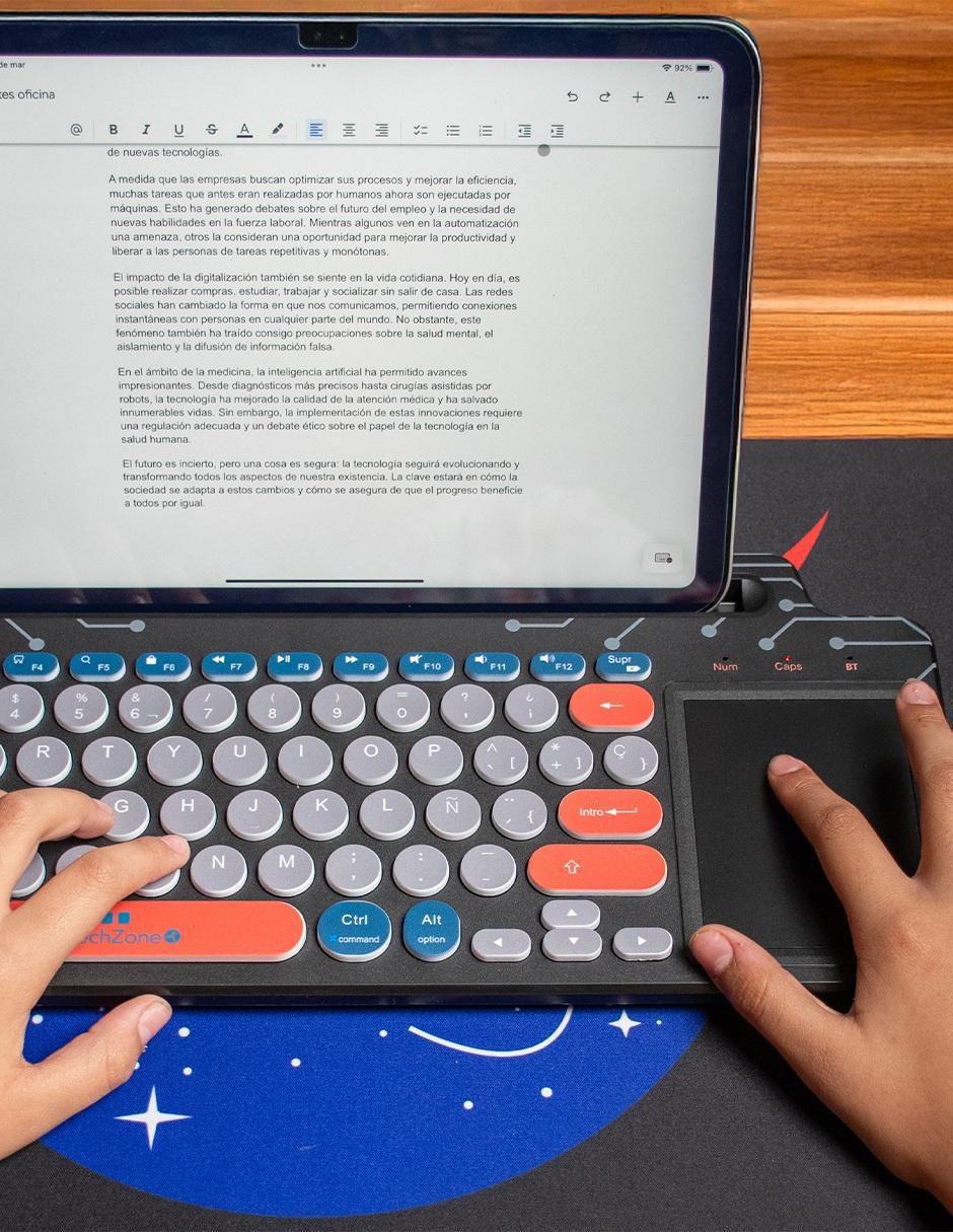 Teclado conexión inalámbrica TZACTCI10 7