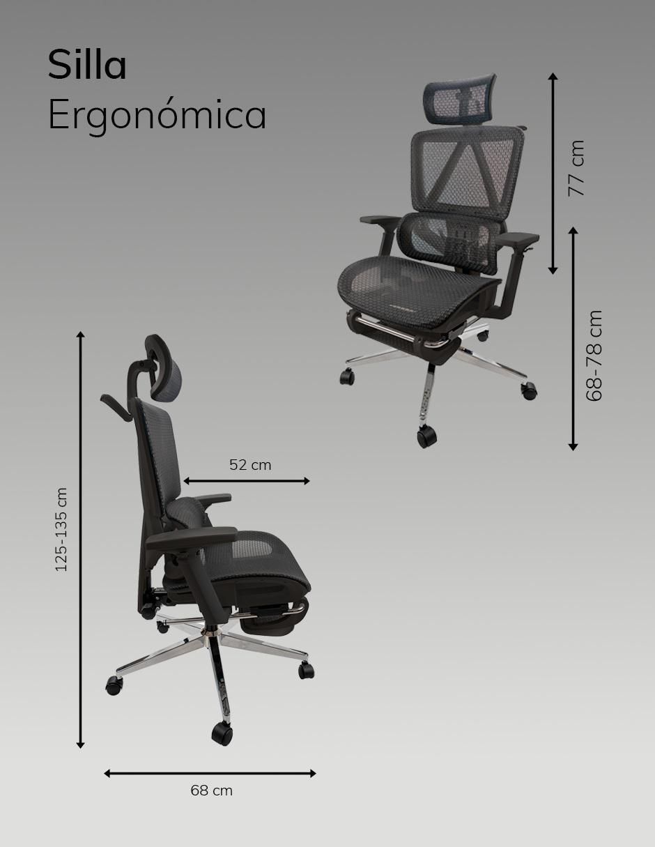Silla escritorio desk chair aoku "de" plástico