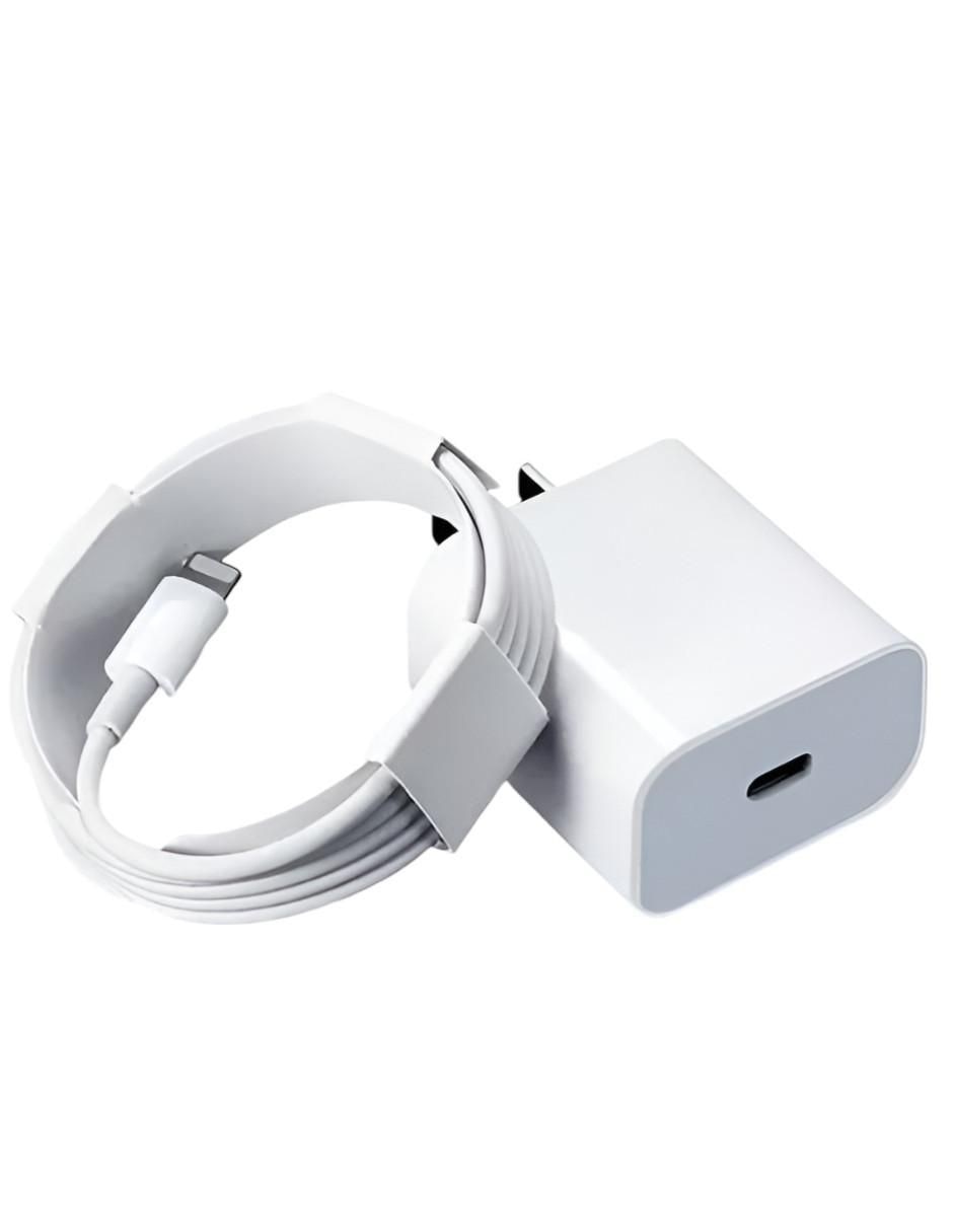 Cargador pared de 30 W Lightning + USB tipo C