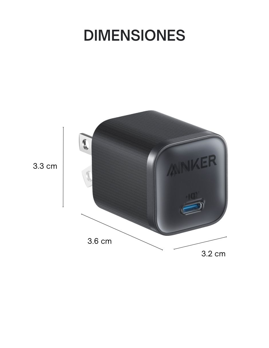 Cargador pared de 45 W USB tipo C 9