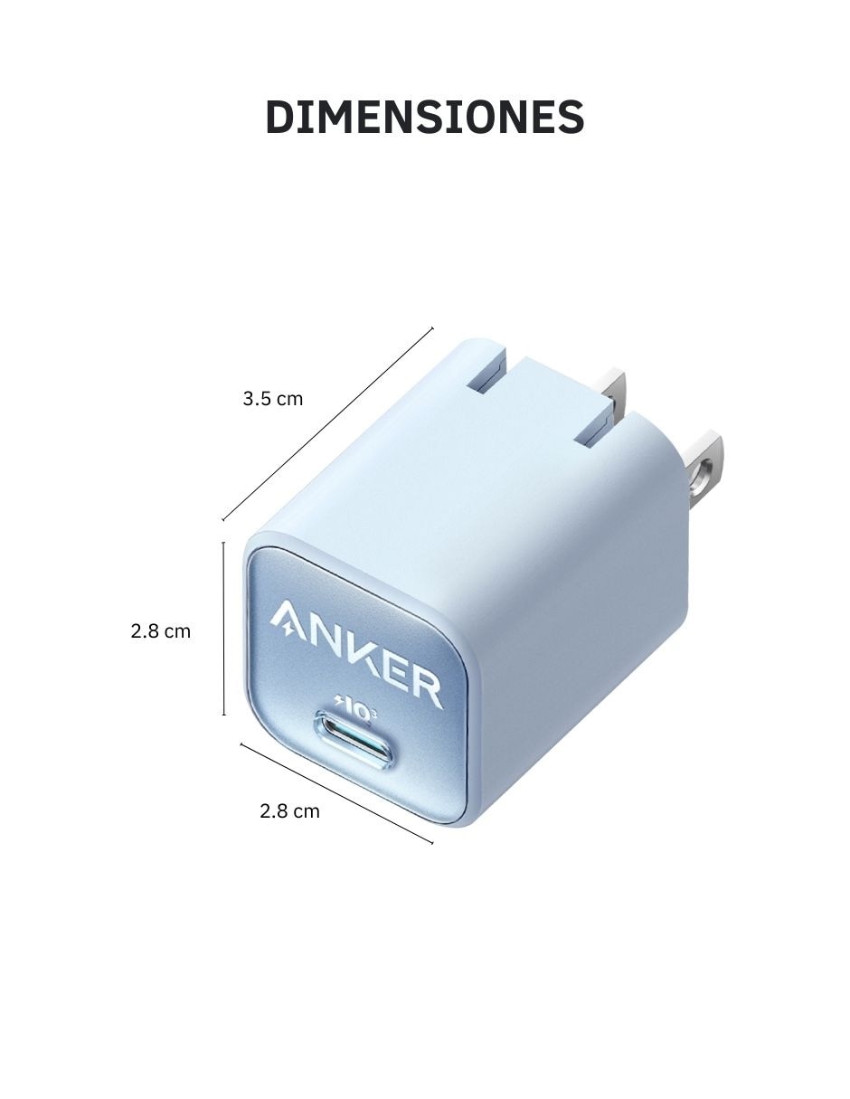 Cargador pared de 30 W USB tipo C 9