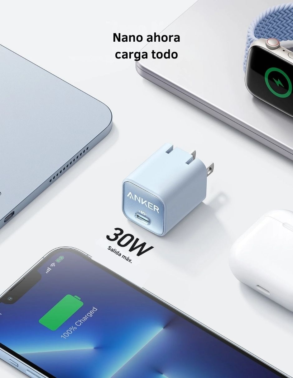 Cargador pared de 30 W USB tipo C 4