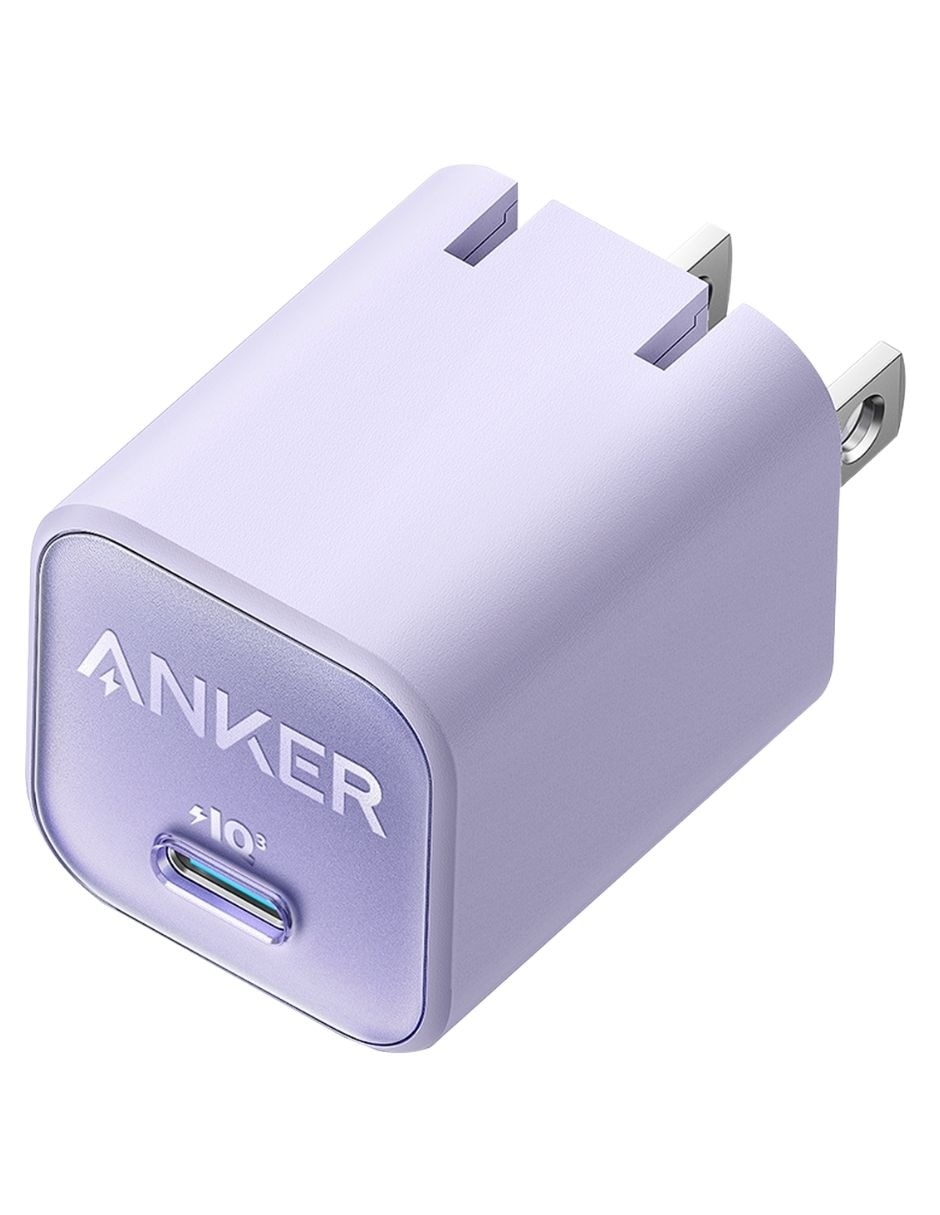 CARGADOR PARED ANKER 30W USB , MORADO
