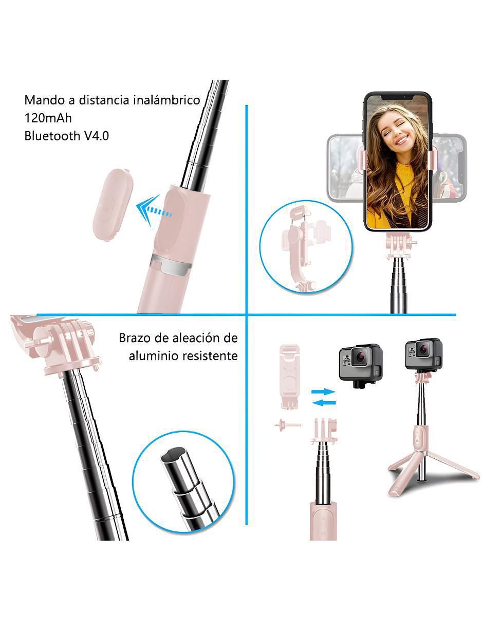 Selfie stick Xtllar607 con control remoto 3