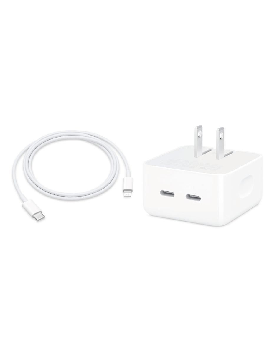 Cargador pared Lightning + USB tipo C 1