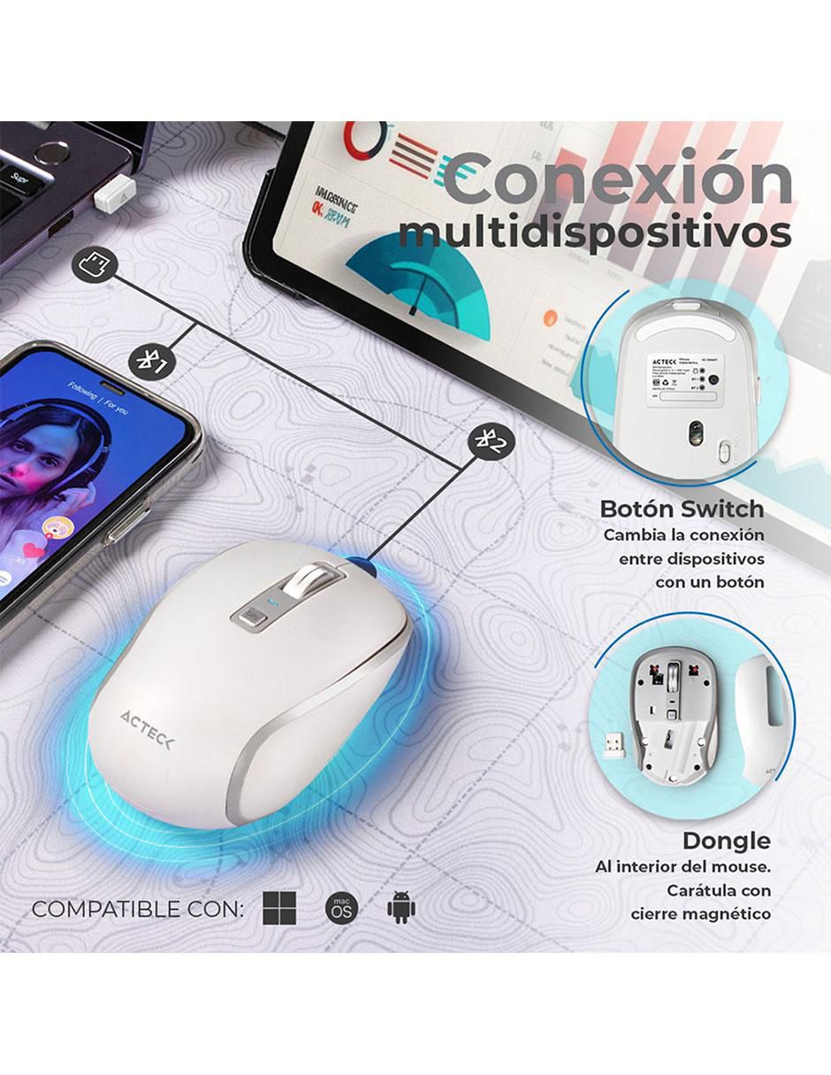 Mouse inalámbrico Acteck Optimize Trip Pro MI580 Promi580