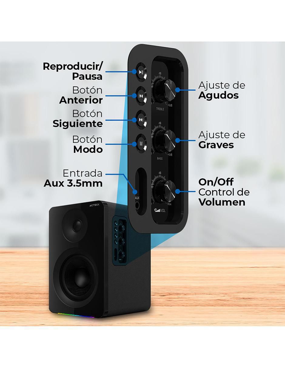 Set de bocinas Acteck Dynamic Exact R BS700 inalámbrica