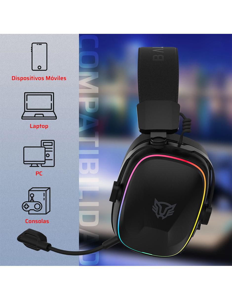 Audífonos gamer Over-Ear Aeon Expert Hs1100 inalámbricos 3