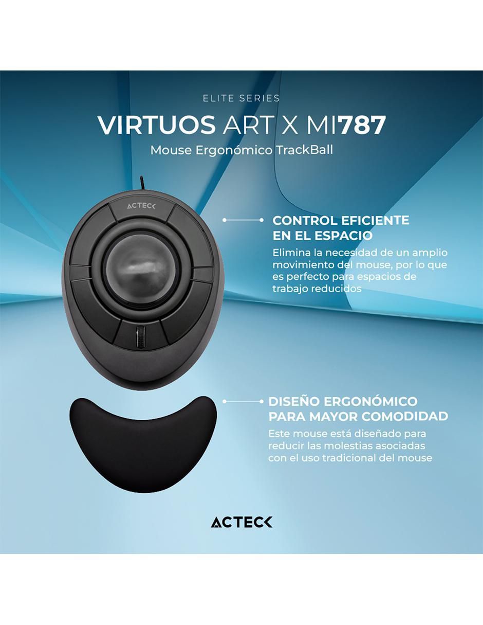 Mouse Gamer Alámbrico virtous art x mi787 2