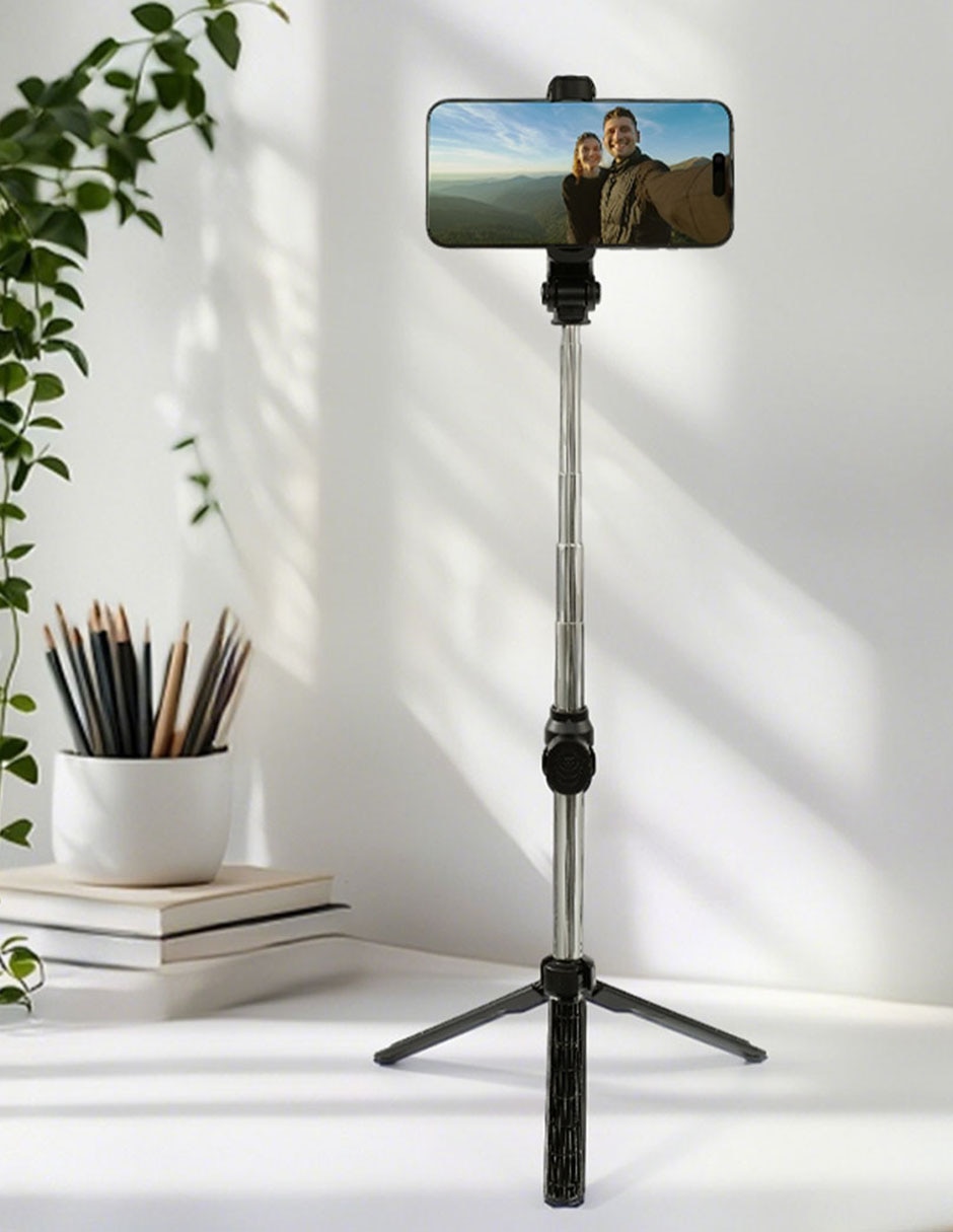 Selfie stick JY-ZD2441127035-BL con control remoto 3