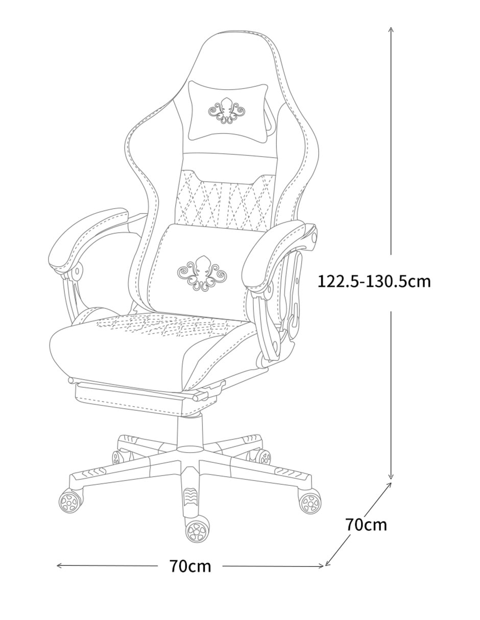 Silla gamer con masajeador Ground Gaming