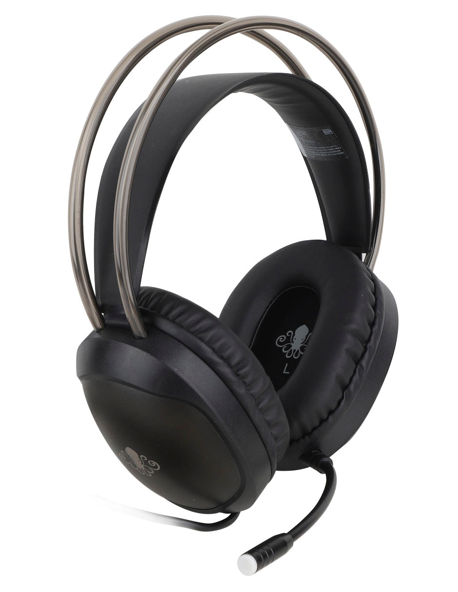 Audífonos Gamer alámbricos RGB INT-MM129 8