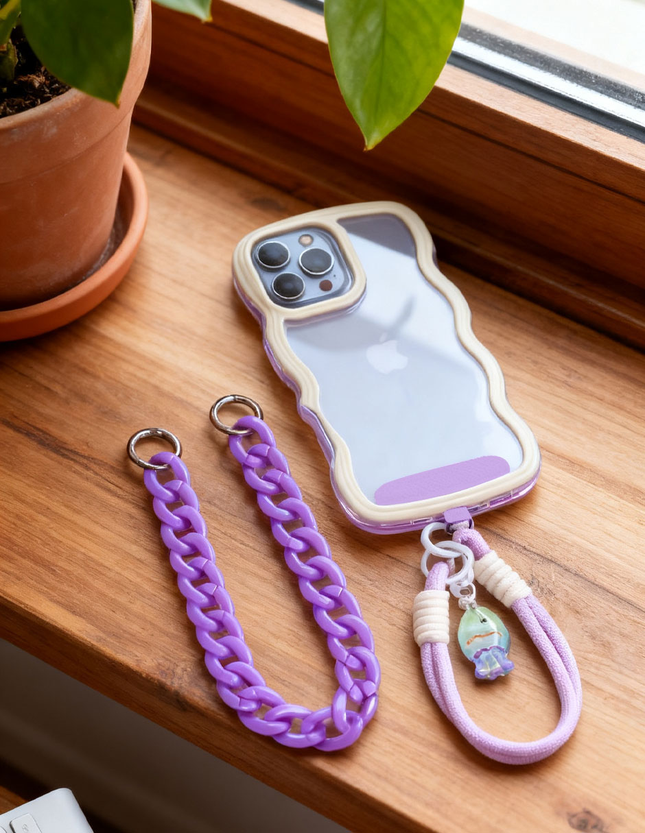 CORREA CELULAR GROUND, MORADO