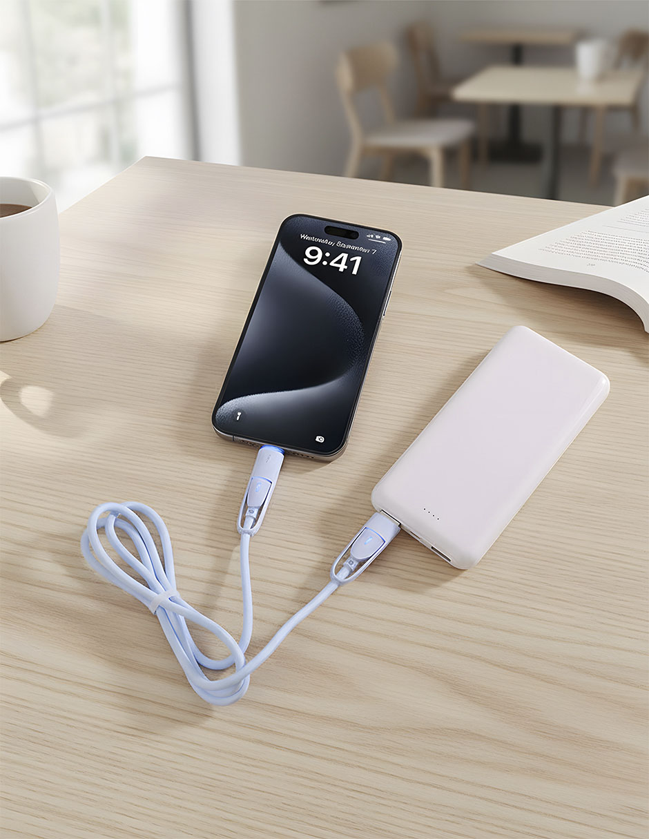 Cable C Lightning a tipo USB A de 90 cm 3