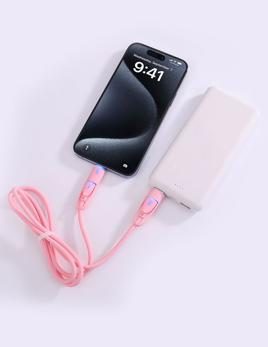 Cable lightning a tipo USB A de 90 cm 2