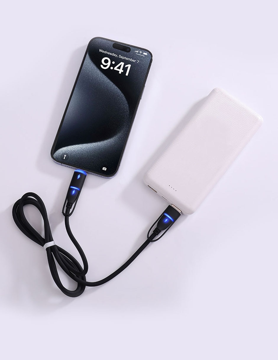 Cable lightning a tipo USB A de 90 cm 2
