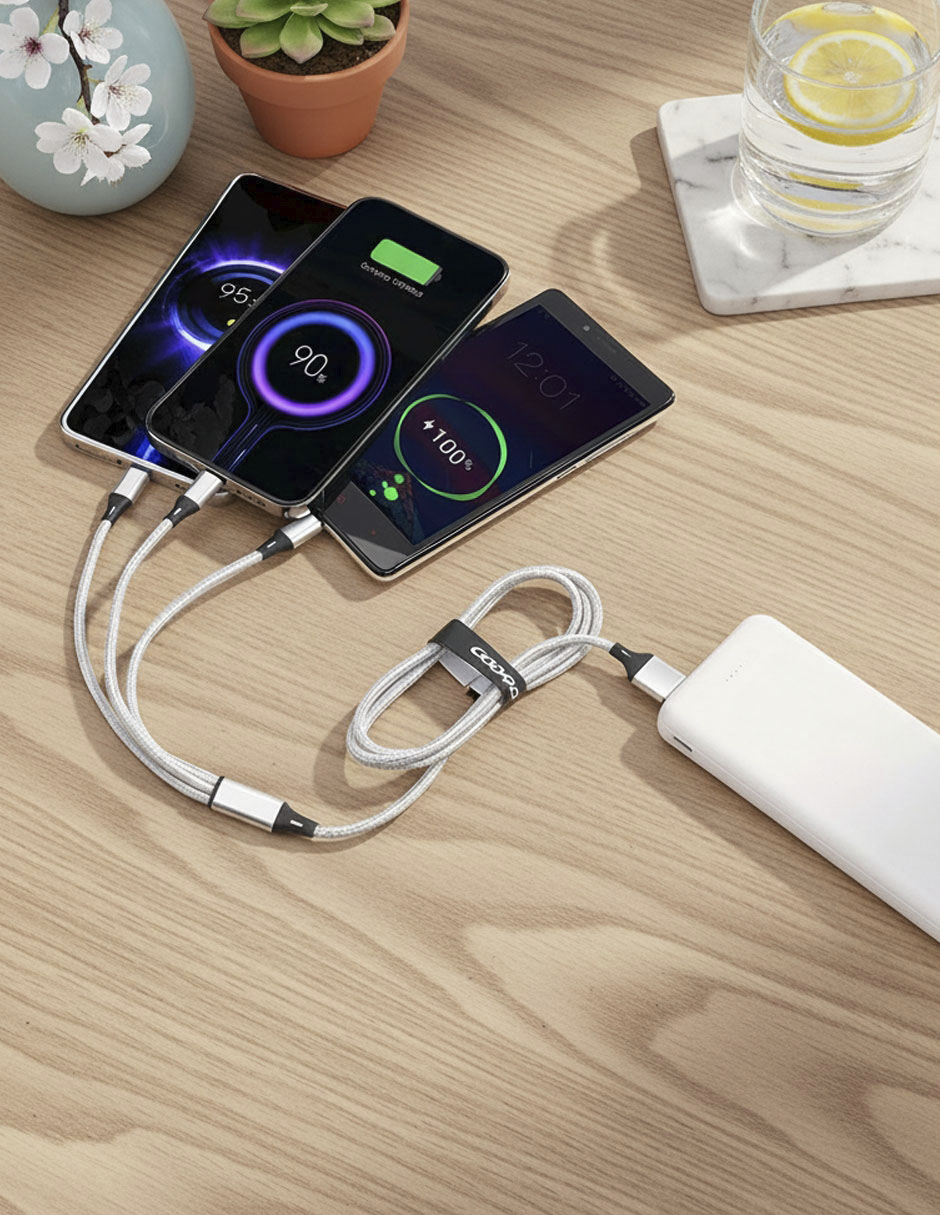 Cable de conexión multiterminal a tipo USB A de 1 m 3