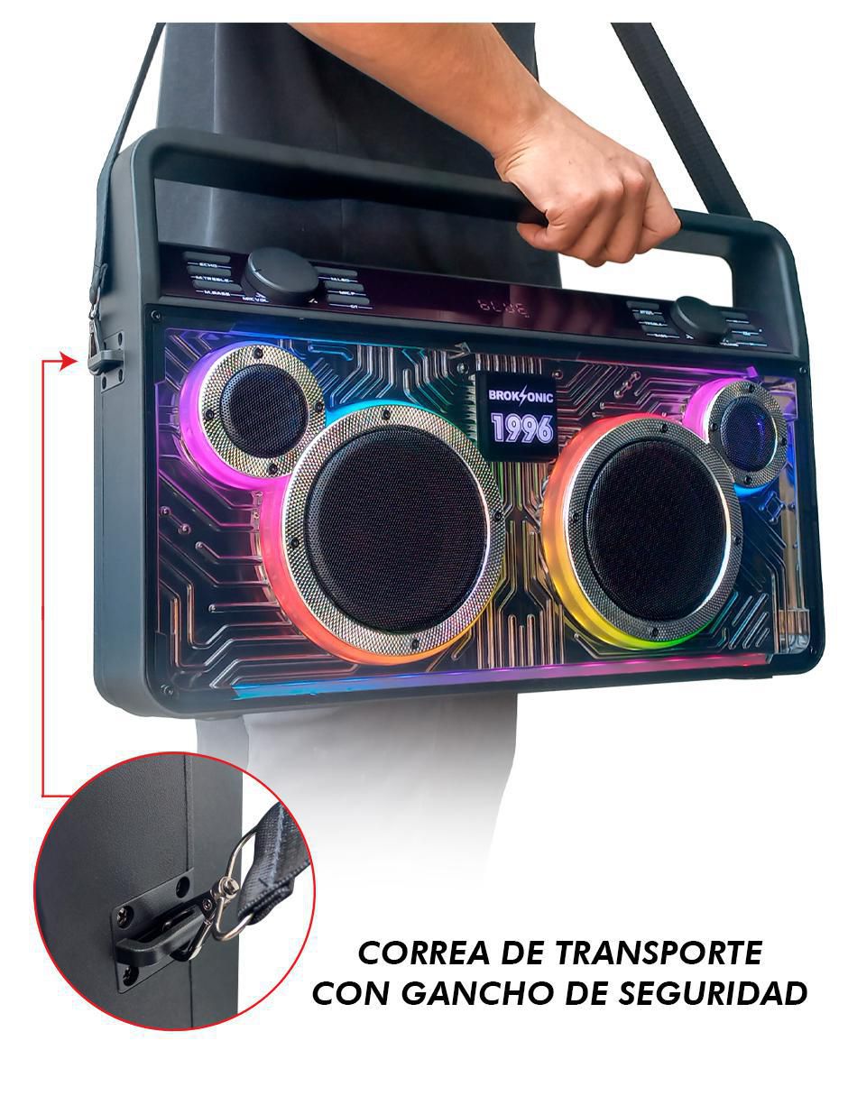 Bocina portátil 1996 bluetooth 2