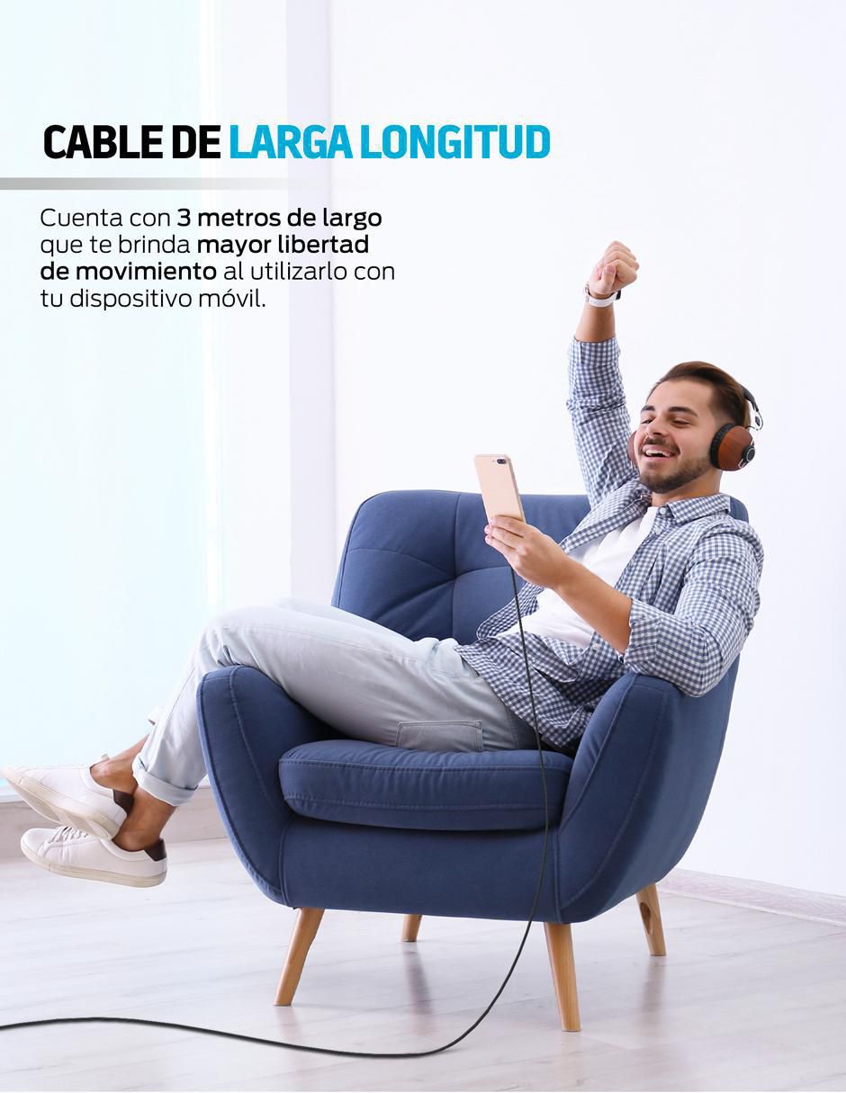 Cable USB C a tipo USB C de 3 m 3