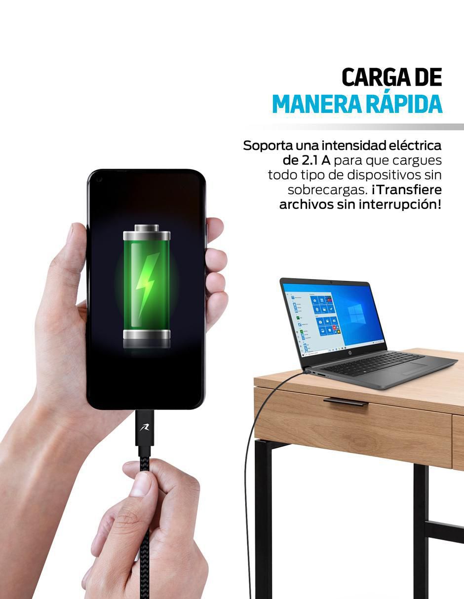 Cable USB C a tipo USB C de 3 m 5