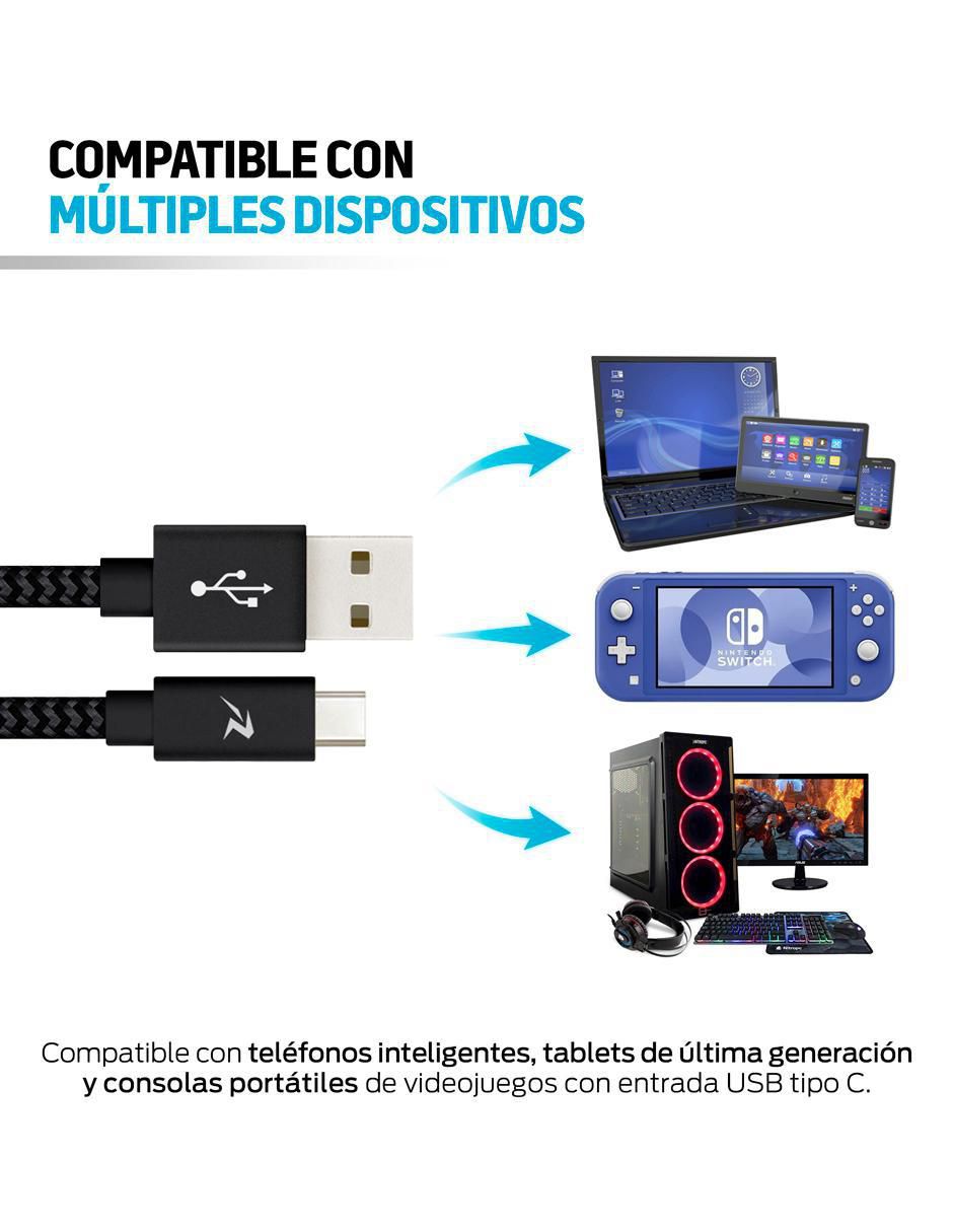 Cable USB C a tipo USB C de 3 m 6