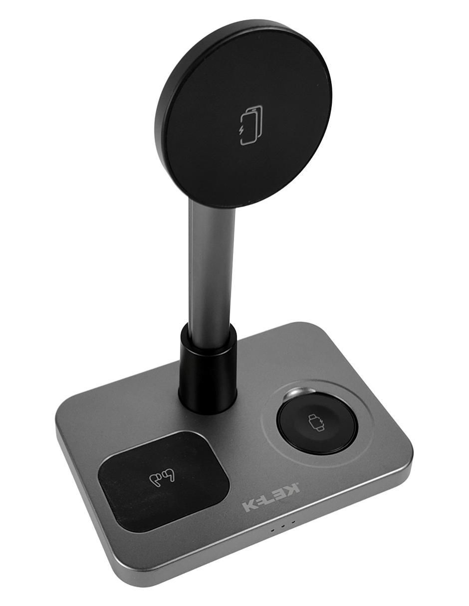 Cargador inalámbrico de 15 W USB + USB tipo C QI-3-G1 5